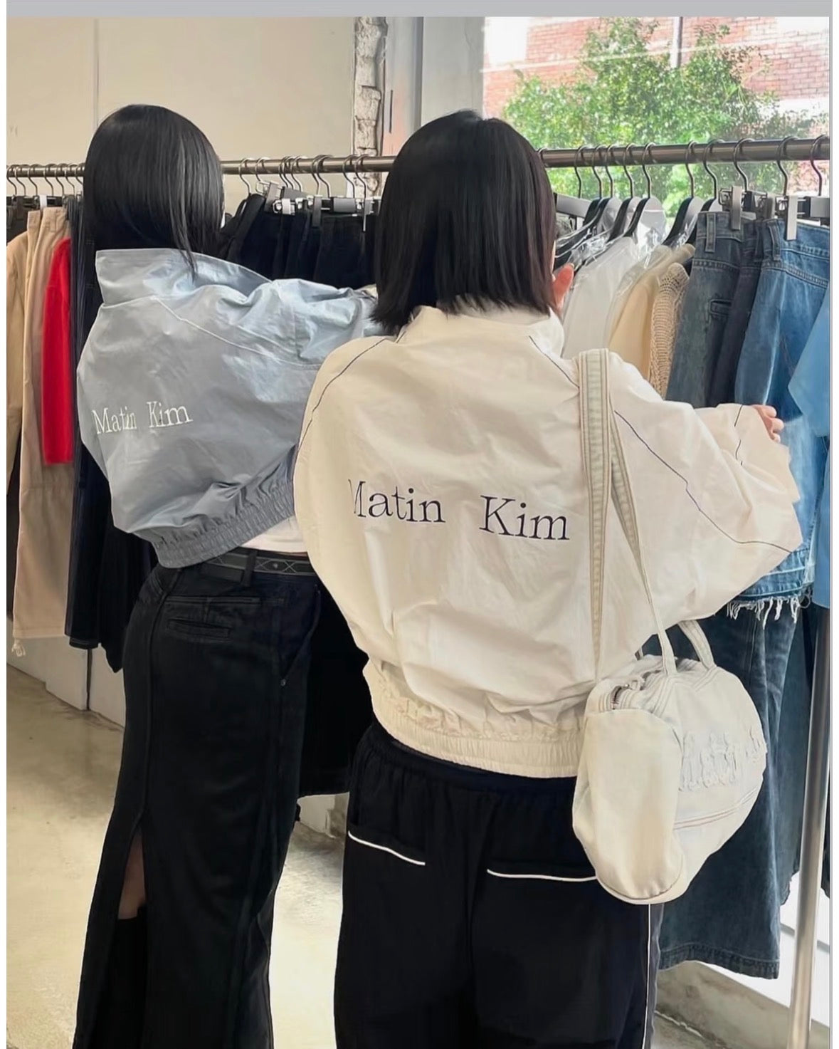 【🇰🇷韓國連線】MATIN KIM MATIN COATING CROP BLOUSON