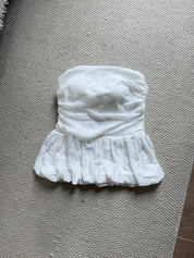 French Riviera Ruffle Top(with pads)