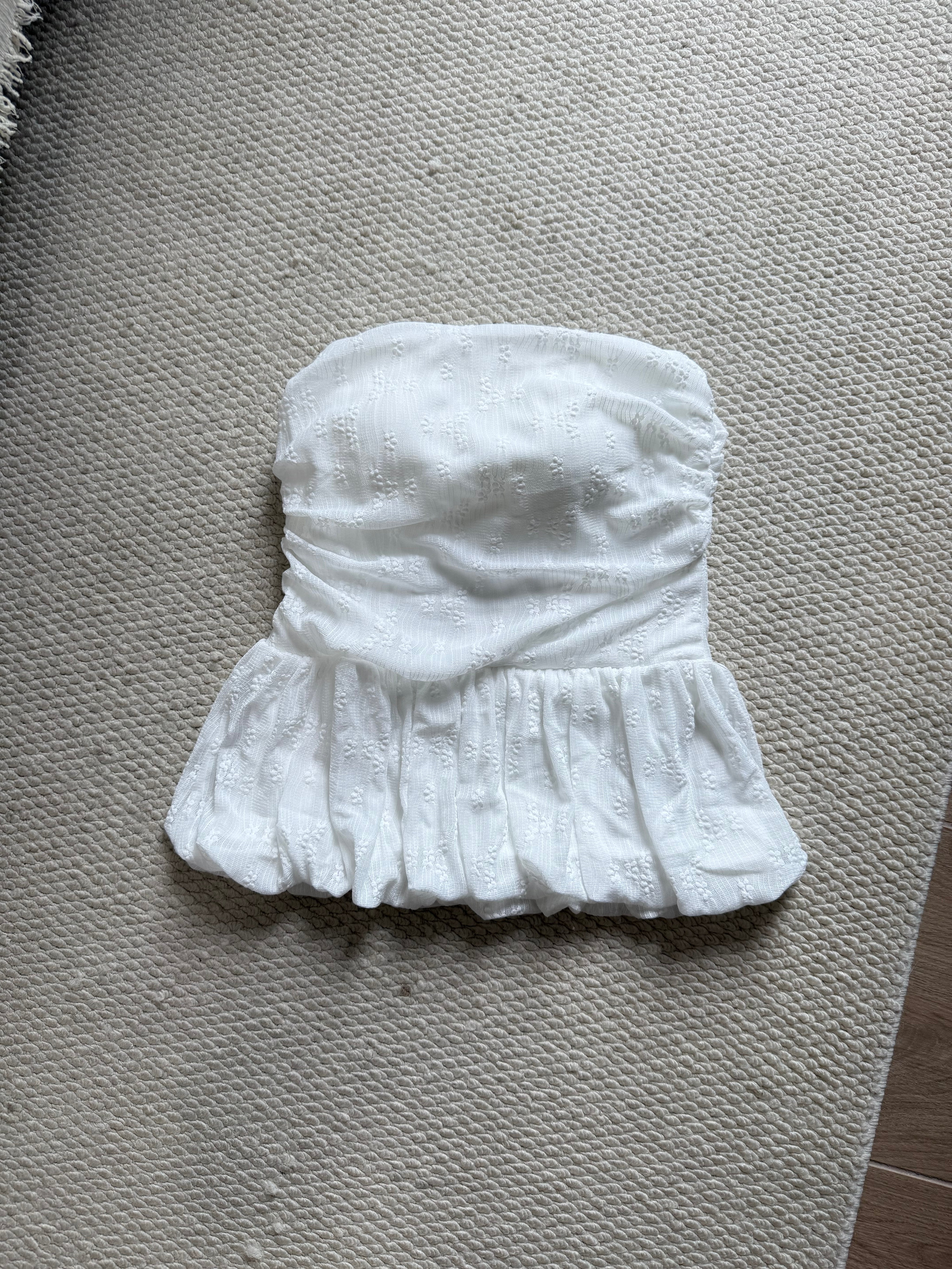 French Riviera Ruffle Top(with pads)
