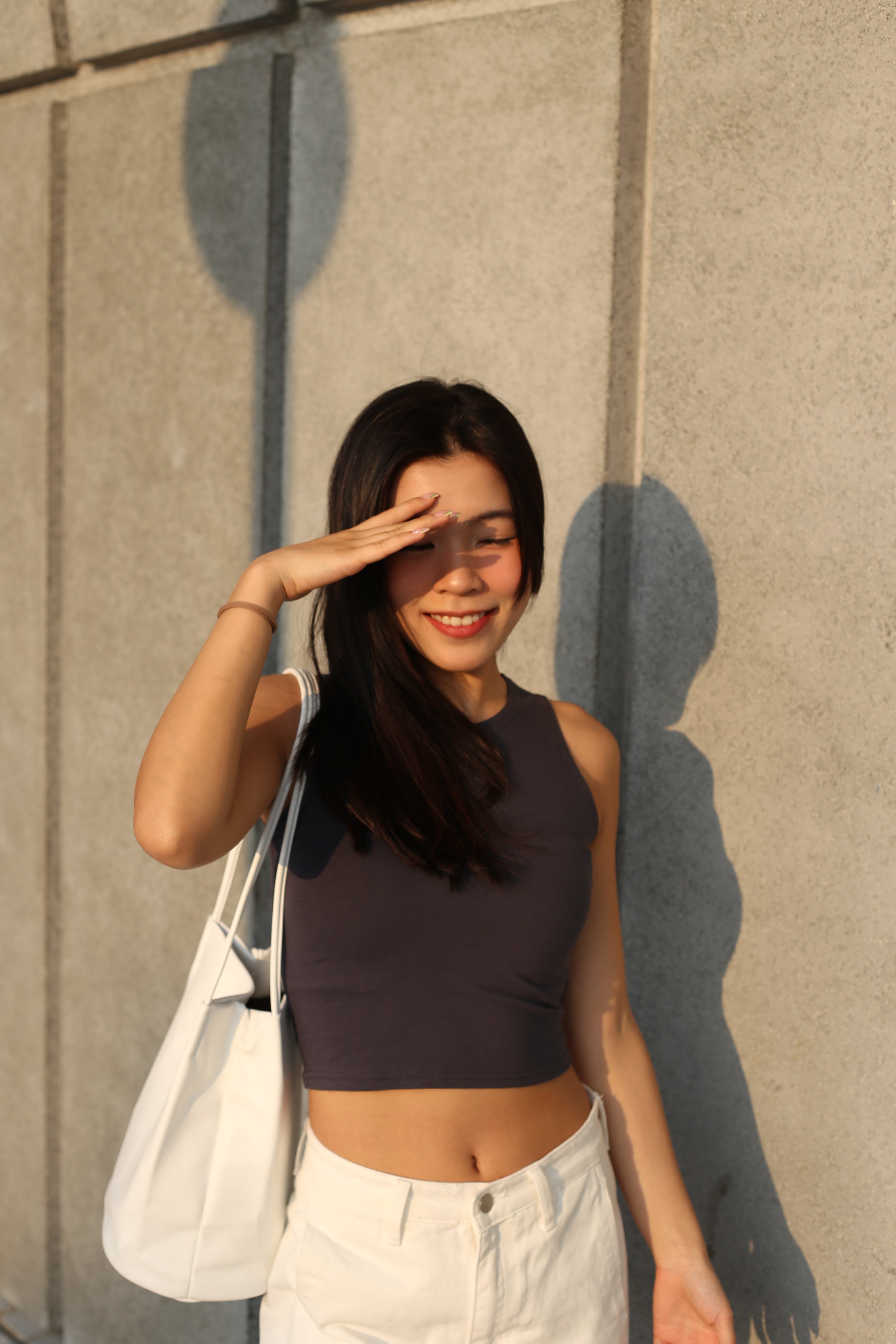 【夏日清爽入膊背心! 無束縛】Basic Solid Crop Tank Top