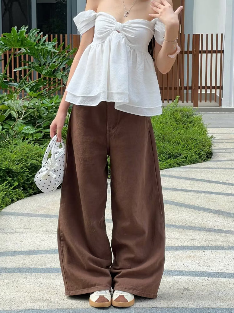 Angel Wings Off-Shoulder Top
