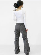 【小性感單肩Top】Vienna Solid Single Shoulder Top