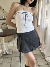 【暗花Lace Tube Top】Opal Lace Tube Top