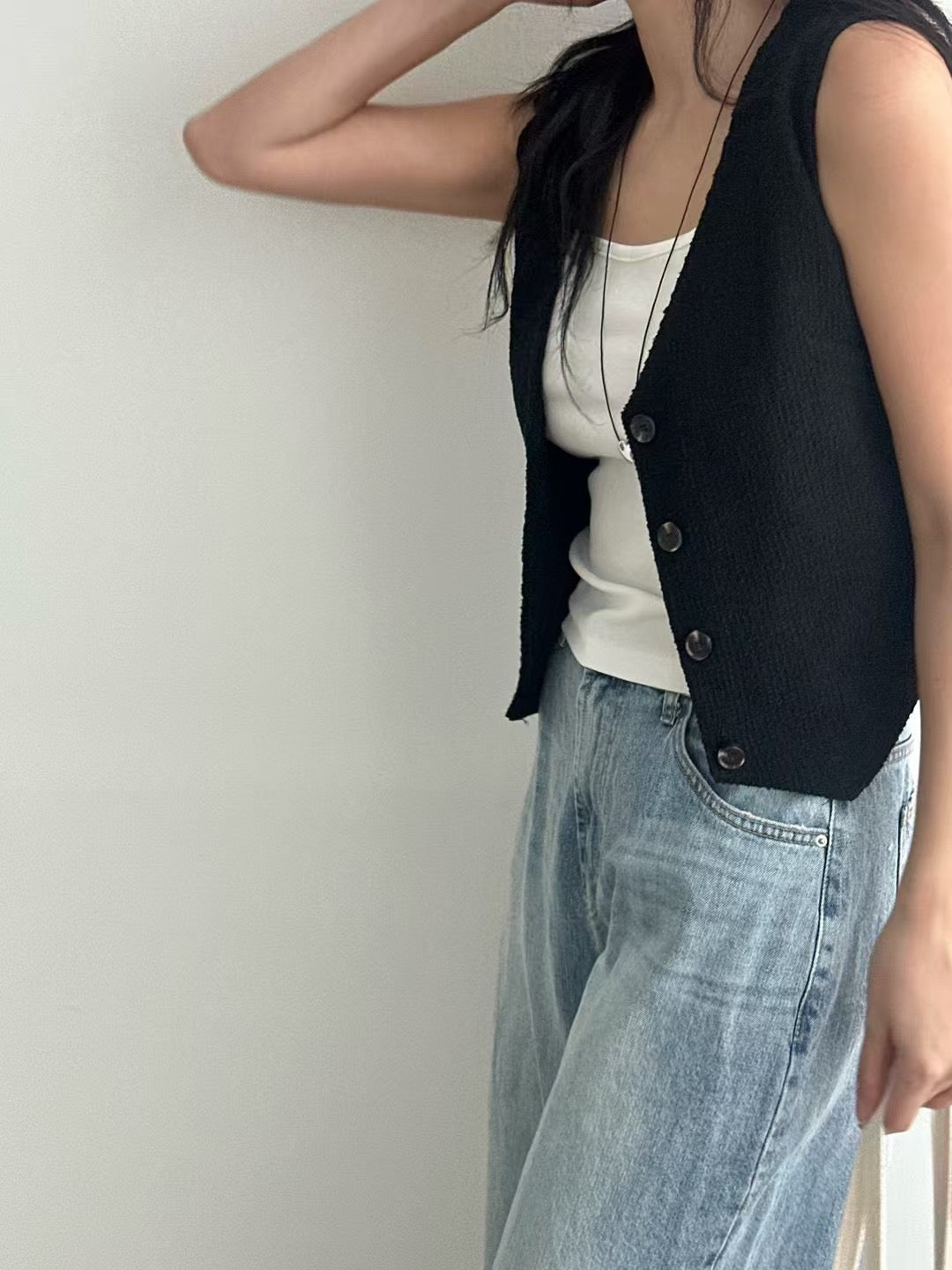 【Old Money知性感背心】Old Money Button Front Vest