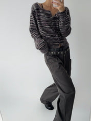 【海馬毛毛V領冷衫】Fluffy V Neck Cardigan