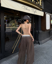 CABY lace wide leg pants