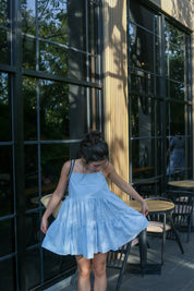 【背心蛋糕裙】Solid Ruffle Cami Mini Dress
