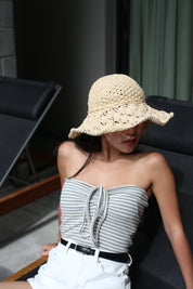 【一衣两穿~平價解鎖高級感】Striped 2 Way Tube Top