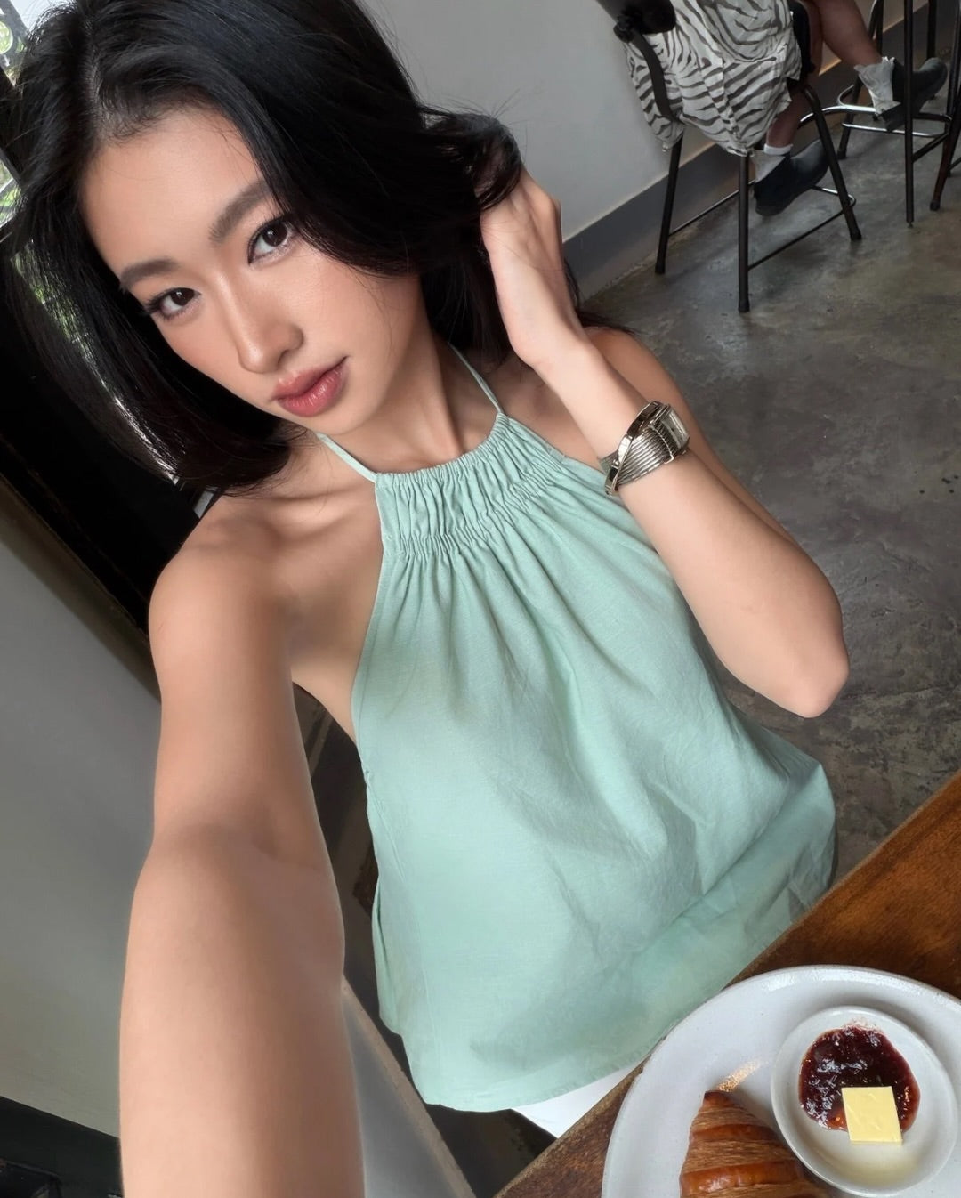 Evy Linen Halter Top