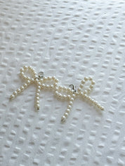 Pearl Ribbon Shoelace Charm