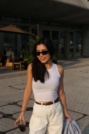 【夏日清爽入膊背心! 無束縛】Basic Solid Crop Tank Top