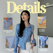【後綁帶恤衫｜6色入】Miss Manager Fitted Shirt