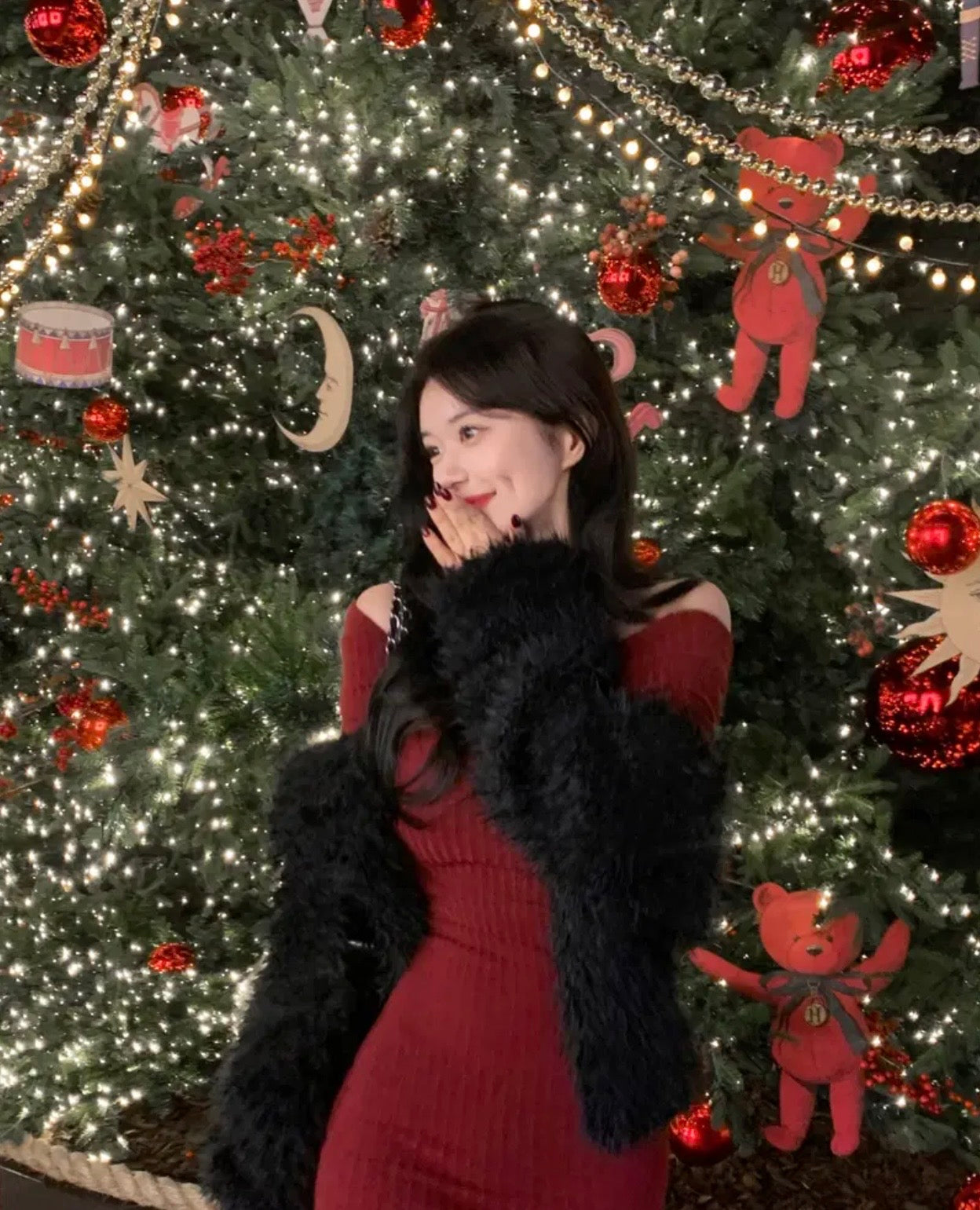 【節日感Party Dress🎊】2 Way Off Shoulder Dress