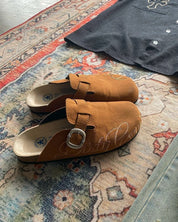 Boston Mules DirtyCoins Script Sandals