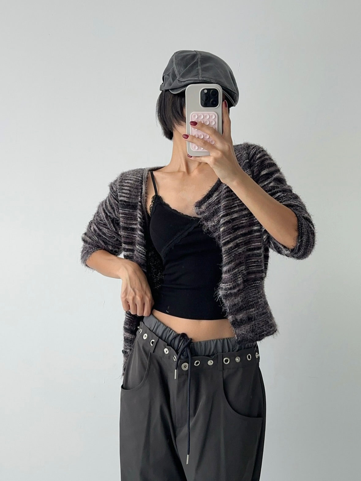 【海馬毛毛V領冷衫】Fluffy V Neck Cardigan