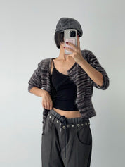 【海馬毛毛V領冷衫】Fluffy V Neck Cardigan