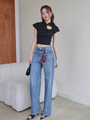 Cheongsam Crop Top