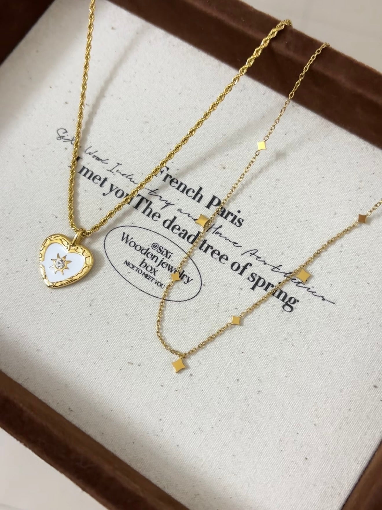 鈦鋼材質！Heart Charms Necklace