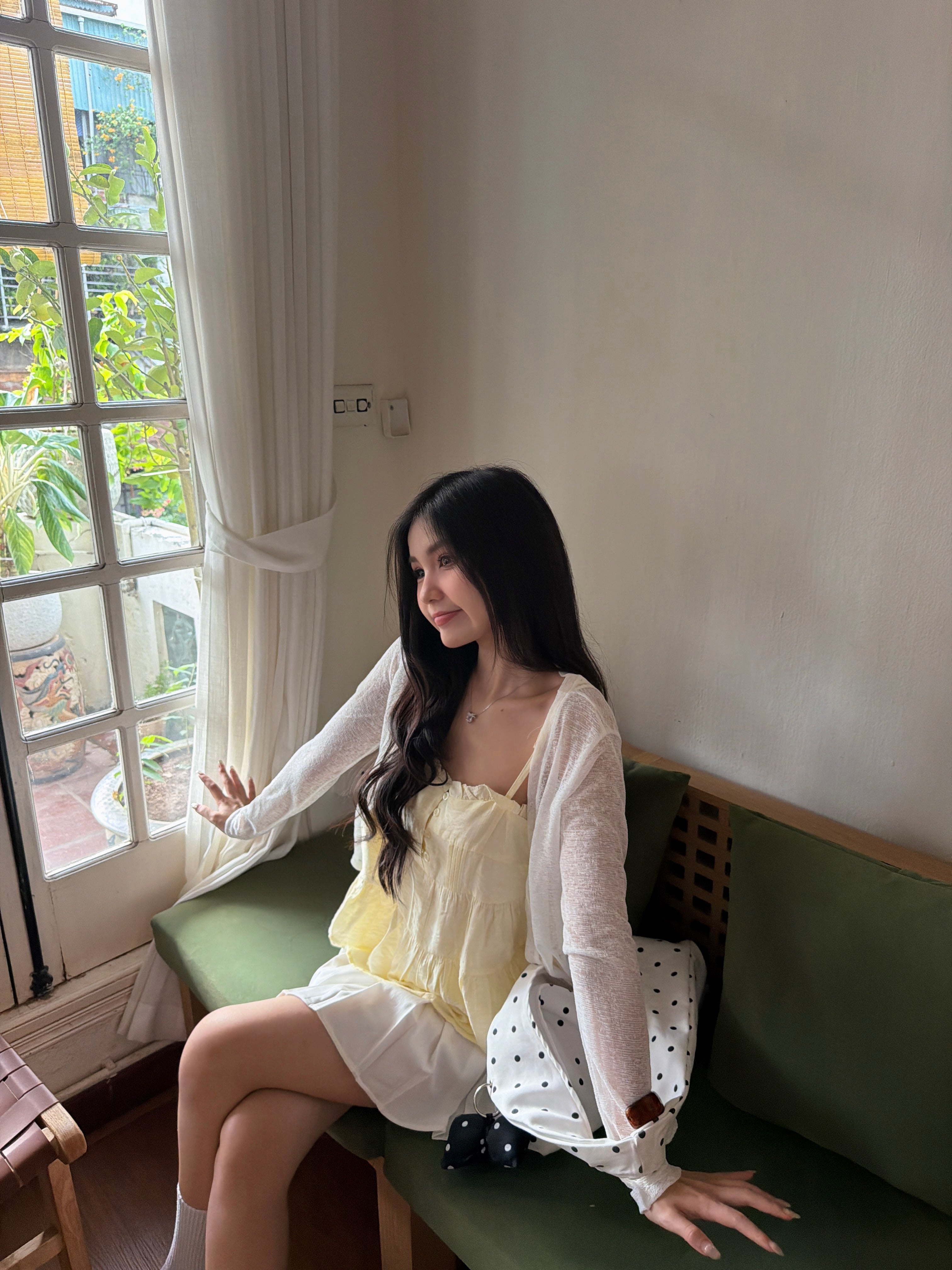 Lemon Chiffon Frill Cami