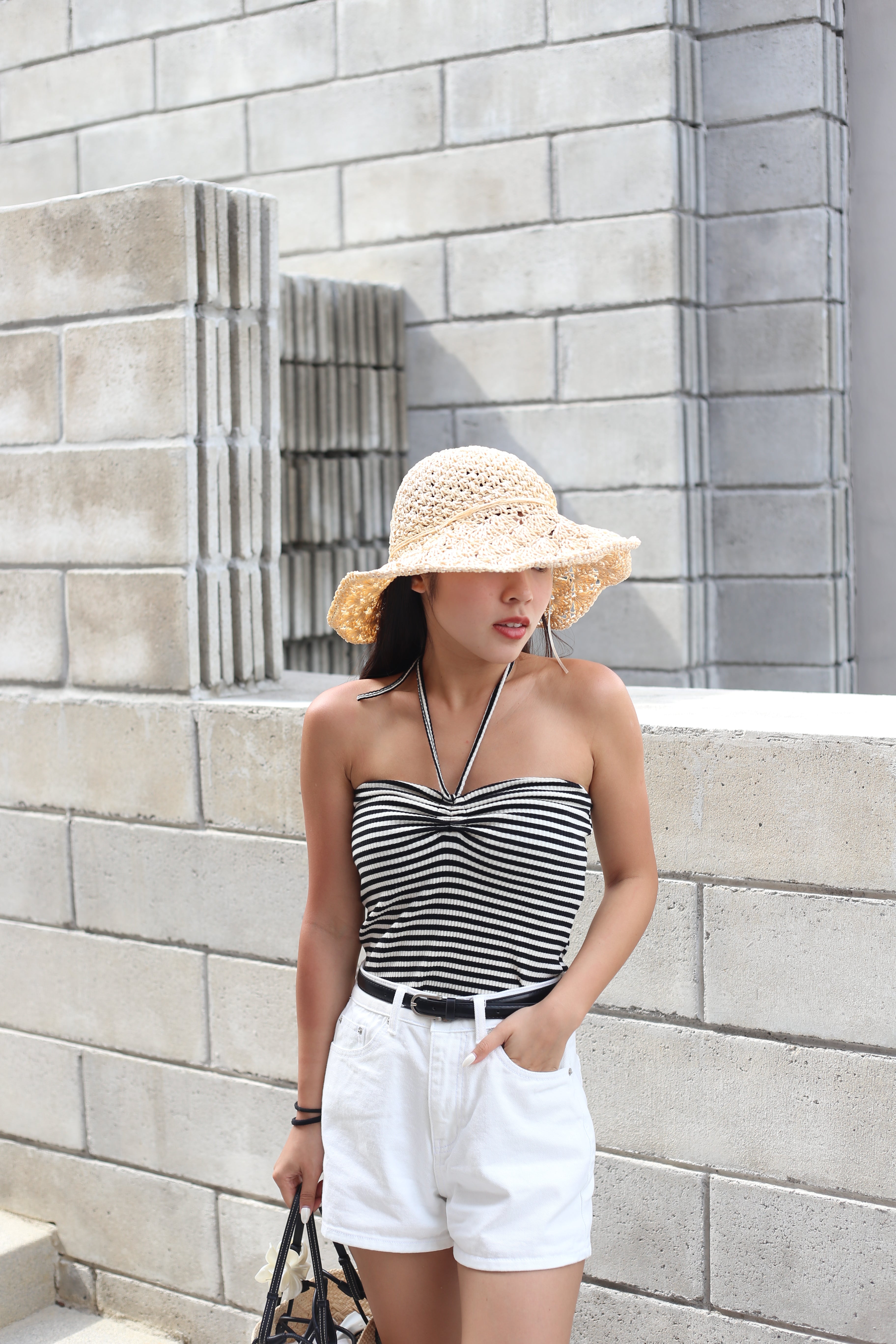 【一衣两穿~平價解鎖高級感】Striped 2 Way Tube Top