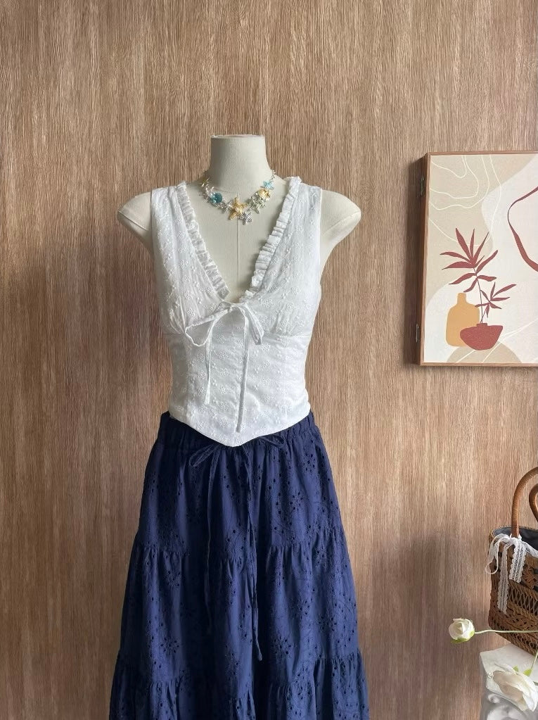 【🇻🇳越南連線】Emily V Neck Crop Top