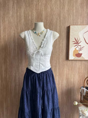 【🇻🇳越南連線】Emily V Neck Crop Top