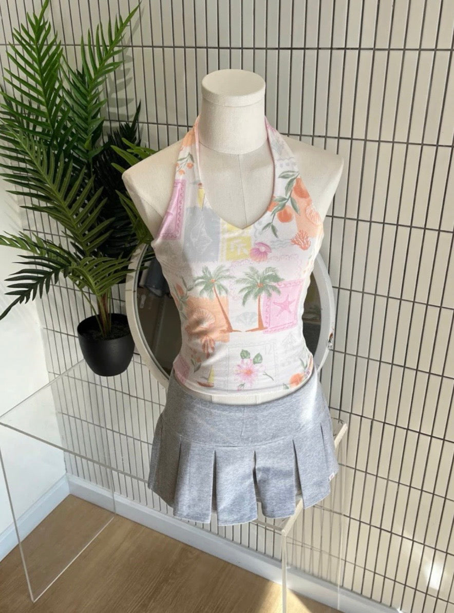 【🇻🇳越南連線】Frenchy Doubled Side Halter Crop Top