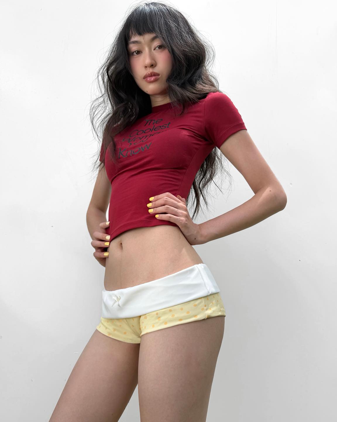 High Collar Baby Tee