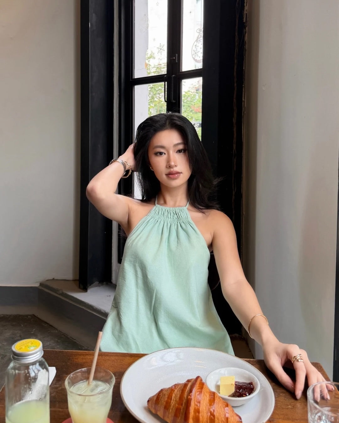 Evy Linen Halter Top