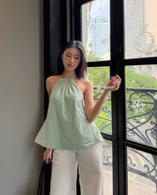 Evy Linen Halter Top