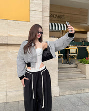 CABY lace wide leg pants