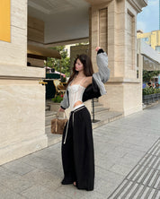 CABY lace wide leg pants