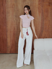 Cheongsam Crop Top