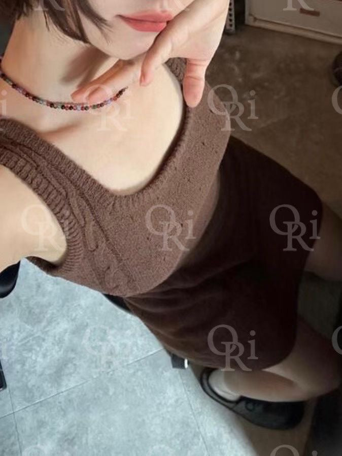 【限量超抵價｜售完即止】Basic Solid Knit Tank Dress