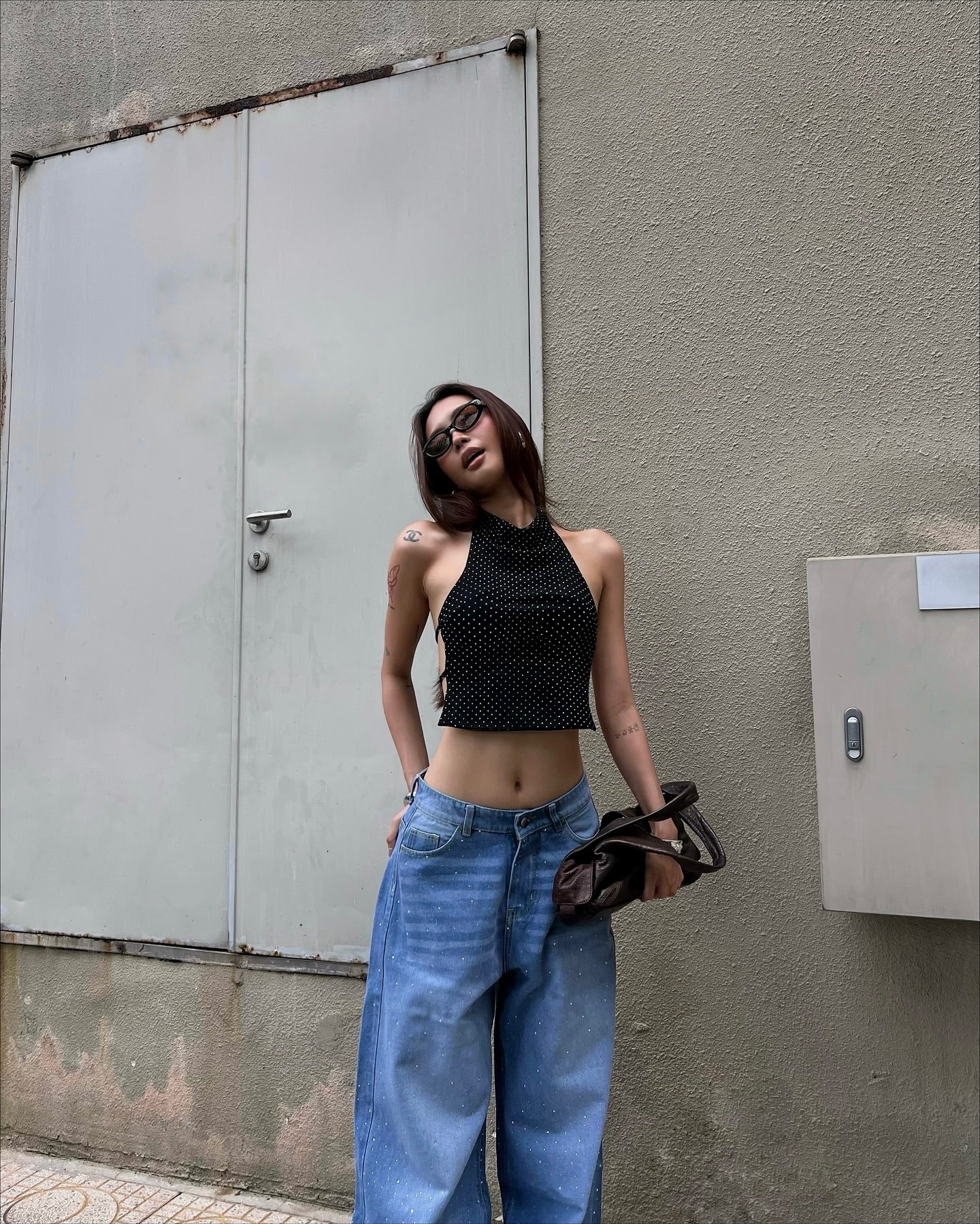 DABIN Polka Dot top