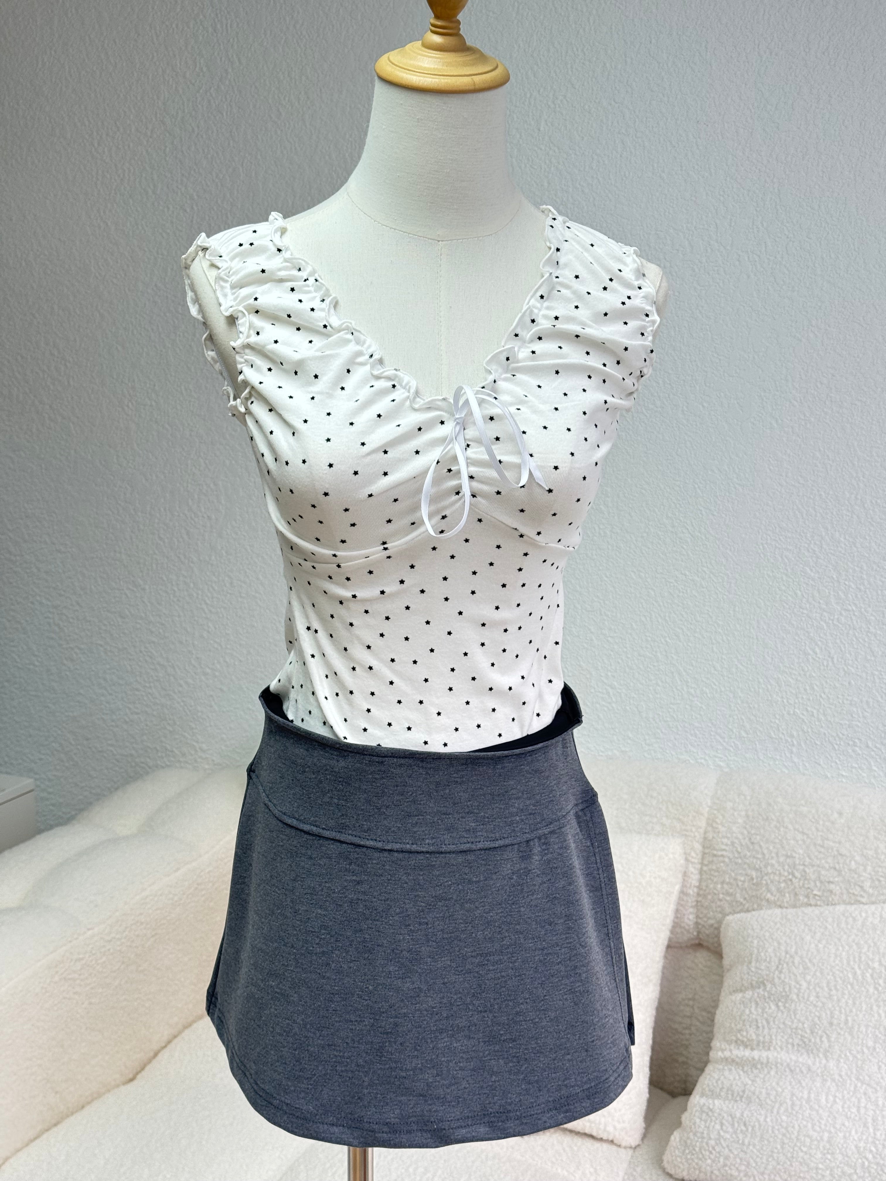 【星星露膊Top✨】Lil Ribbon Starry Off Shoulder Top