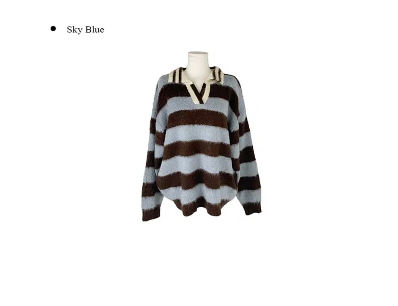 【人氣大熱產品🔥】Striped Polo Oversized Cardigan