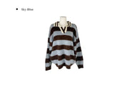 【人氣大熱產品🔥】Striped Polo Oversized Cardigan