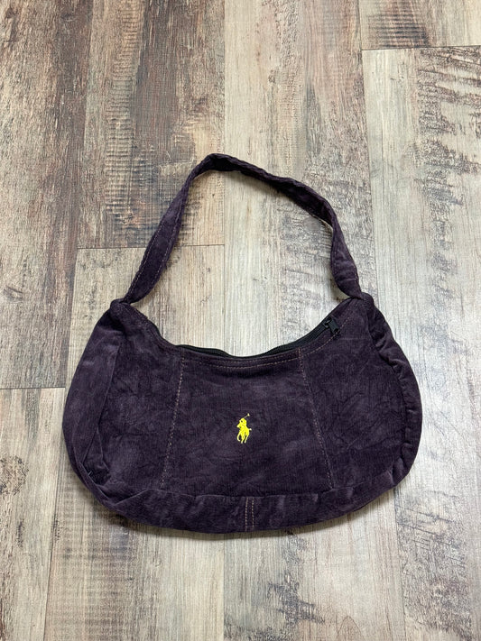 #T152 - Remade Dark Purple Polo Shoulder bag