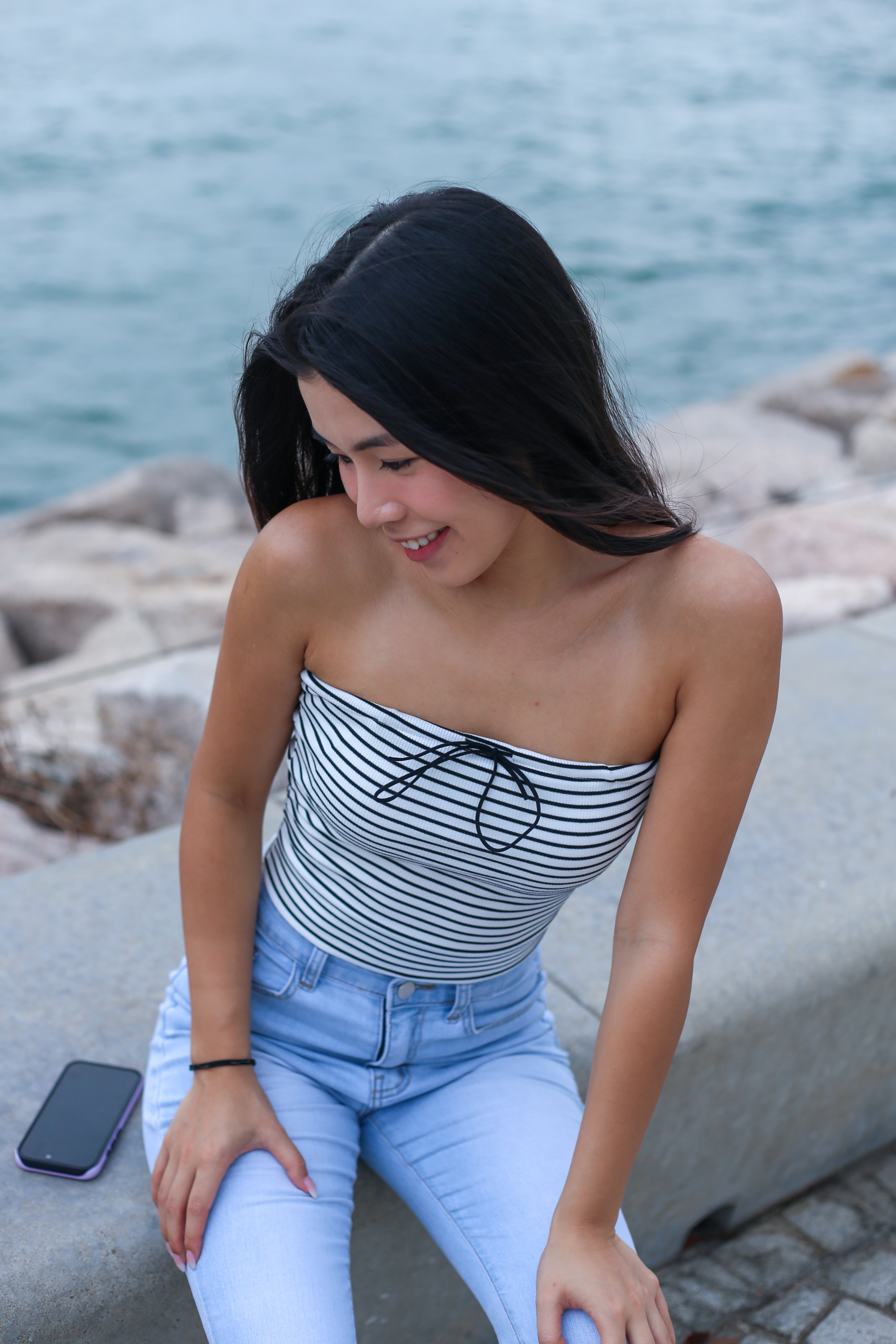 【✔️PAD｜高CP值之選】Striped Padded Tube Top