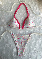 2-piece Floral lace Bikini(with pads)
