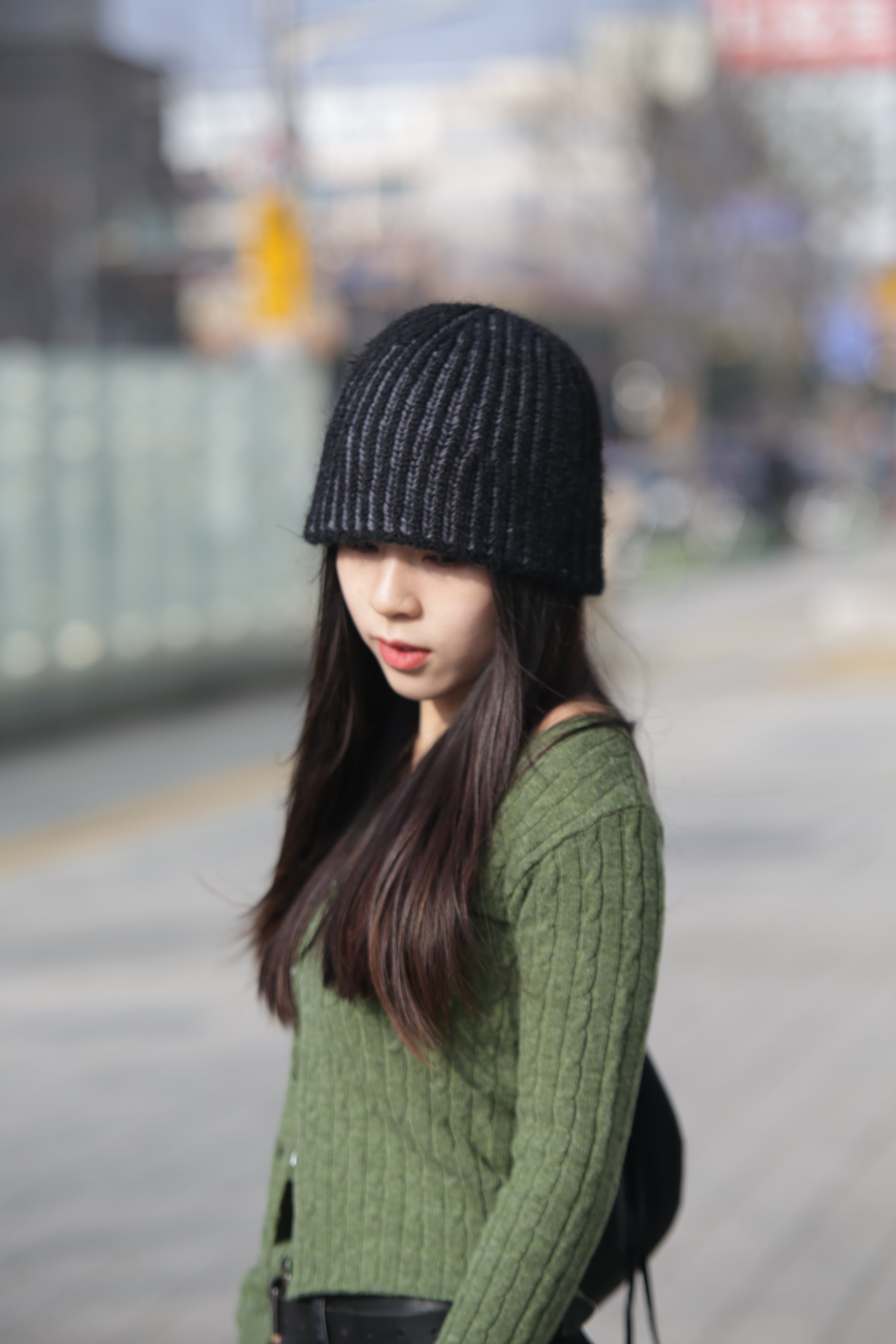 #K055 【瘦面神器✨】￼Knit Bucket Hat