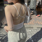 【大露背性感Bra Top🤩】Solid Backless Bar Top