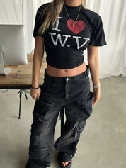 【春夏必備！】I Love Wave T Shirt