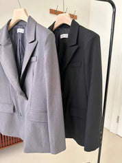 【可分開入手！】Oversized Pocket Solid Blazer Set