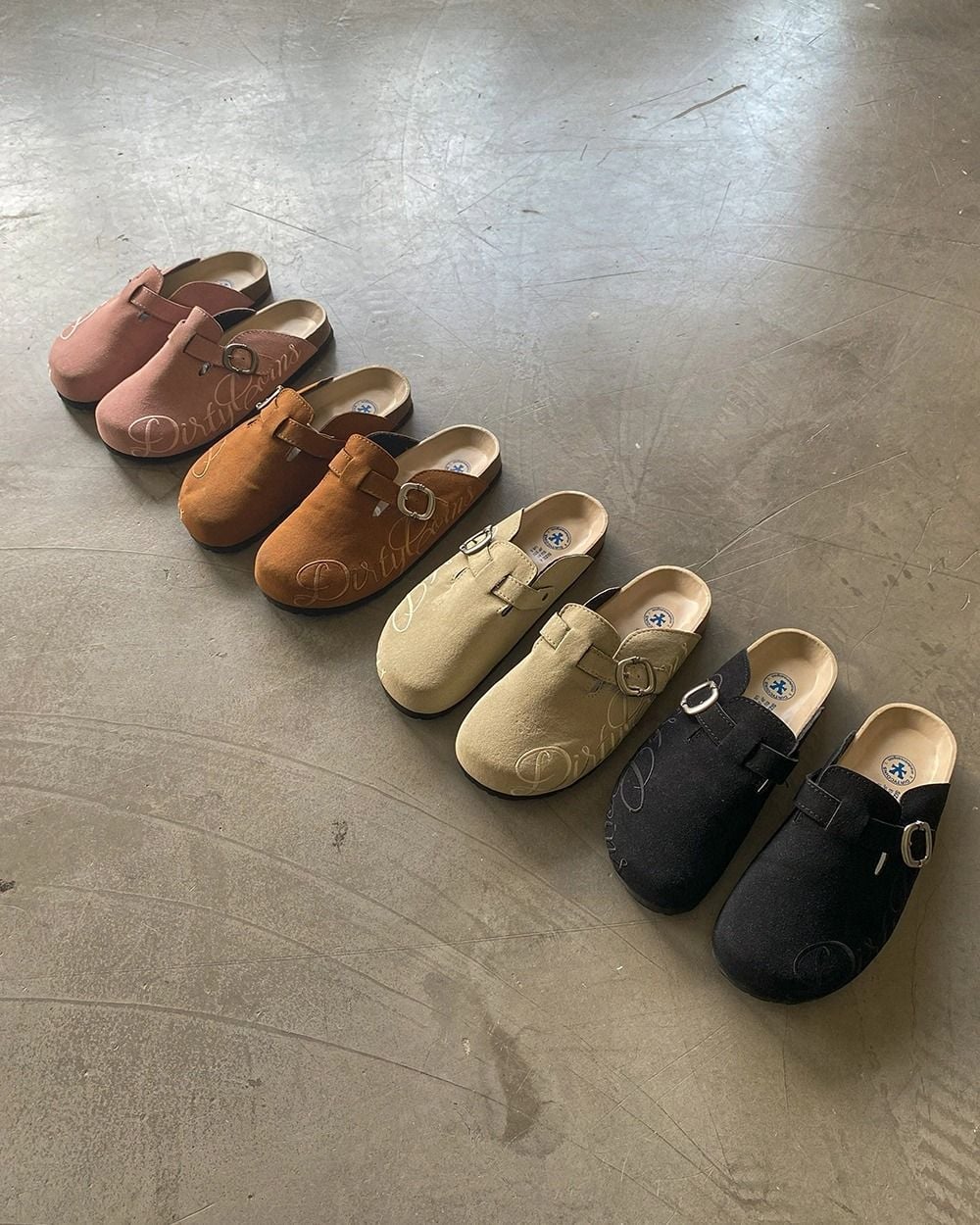 Boston Mules DirtyCoins Script Sandals