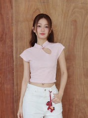Cheongsam Crop Top