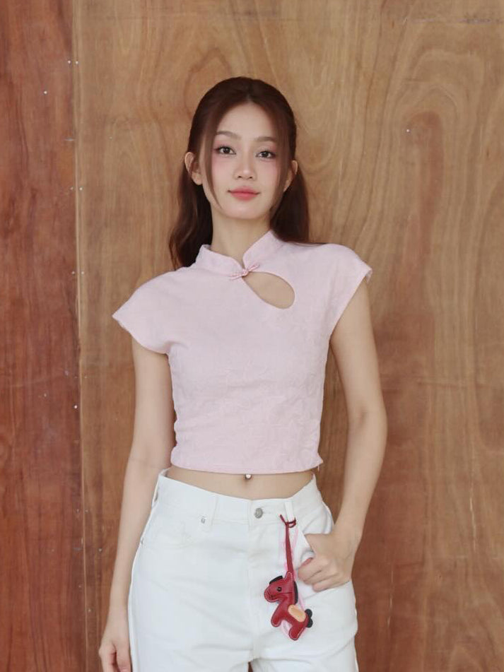 Cheongsam Crop Top
