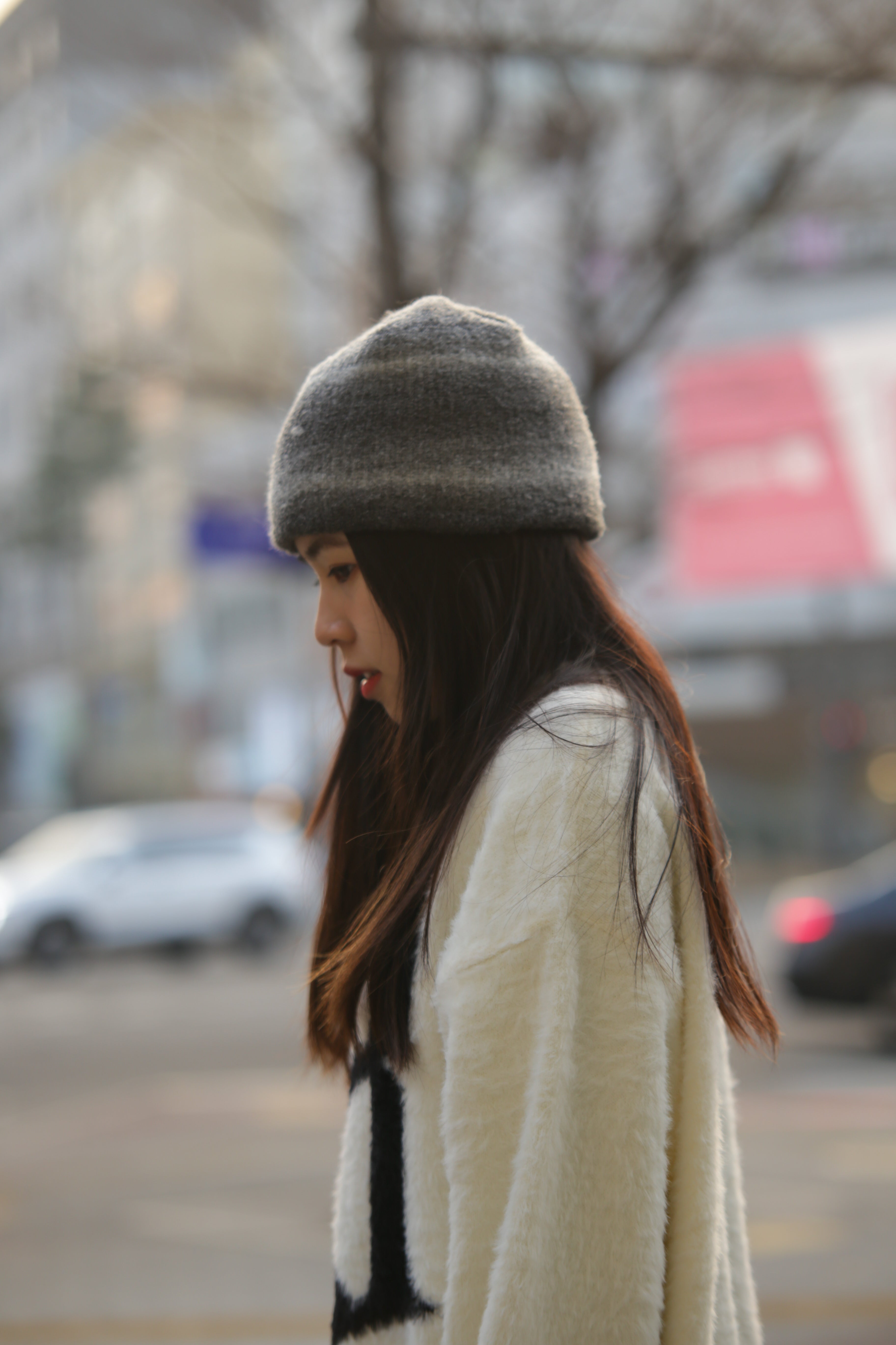 【大熱漸變色冷帽！】Elfie Striped Beanie