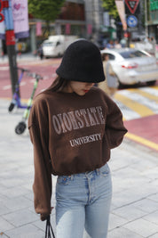 【含內絨！】Oiohstate University Crop Sweater